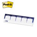 Post-it® Custom Printed Organizational Notes 3 x 10 - 50-sheets / 4 color process
