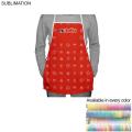Sublimated Polyester Bib Apron, 19x24, White or Stock Colored ties