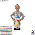 Personalized Sublimated Kids Twill Bib Apron, 4 to 9 Years