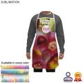 Personalized Sublimated Polyester Bib Apron, 25x31
