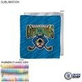 48 Hr Quick Ship - Full Bleed Sublimated Microfiber Rally Towel, 15x15