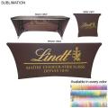 Sublimated 6' Stretch Fit Table Throw, Open Back