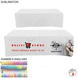 Box Style Cloth for 8' Table (Closed Back), Sublimated