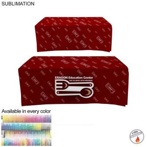 Box Style Cloth for 6' Table (Closed Back), Sublimated