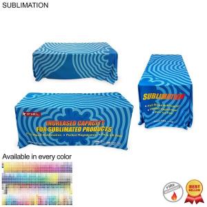 Sublimated Table Throw for 6' table (Closed Back)